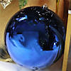 Northlight Shiny Lavish Blue Shatterproof Christmas Ball Ornament 10" (250mm) Image 2
