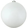 Northlight Shiny Winter White Commercial Shatterproof Christmas Ball Ornament 10" (250mm) Image 1