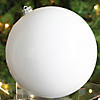 Northlight Shiny Winter White Commercial Shatterproof Christmas Ball Ornament 10" (250mm) Image 2