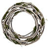 Northlight twig and moss white artificial spring wreath - 14-inch  unlit Image 1