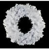 Northlight White Canadian Pine Artificial Christmas Wreath - 24-Inch  Unlit Image 2
