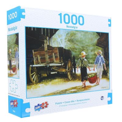 Nostalgia 1000 Piece Jigsaw Puzzle  The Apple Pickers Image 2