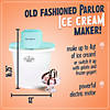 Nostalgia 4-Quart Parlor Electric Ice Cream Maker - White Image 1