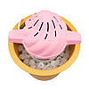 Nostalgia 4-Quart Swirl Cone Ice Cream Maker, Strawberry Red Image 2