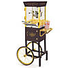 Nostalgia 53" Vintage 8-Oz. Popcorn Cart, Black Image 1