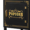 Nostalgia 59" Vintage 10-Ounce Popcorn Cart - Black Image 4