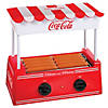 Nostalgia Coca-Cola Hot Dog Roller and Bun Warmer, 8 Hot Dog and 6 Bun Capacity Image 1