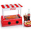 Nostalgia Coca-Cola Hot Dog Roller and Bun Warmer, 8 Hot Dog and 6 Bun Capacity Image 1