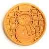 Nostalgia My Mini Snowman Waffle Maker Image 2