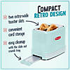 Nostalgia Retro 2-Slice Bagel Toaster, Aqua Image 2