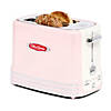 Nostalgia Retro 2-Slice Bagel Toaster, Pink Image 1