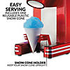 Nostalgia Retro Single Snow Cone Maker, Red Image 2