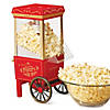 Nostalgia Vintage 12-Cup Hot Air Popcorn Maker, Red Image 1