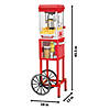 Nostalgia Vintage 2.5-Ounce Popcorn Cart, 45-Inches Tall Image 3