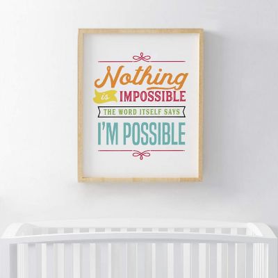 Nothing Is Impossible Color 1Pk 8.5x11in Image 2