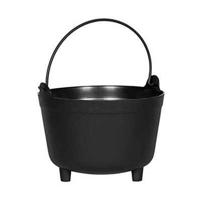 Novelty 48128 Plastic Antique Kettle Planter, Black 12" Image 1