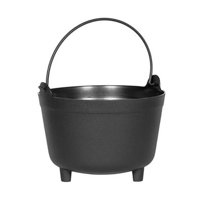 Novelty Antique Kettle, Black, 15-Inch Image 1