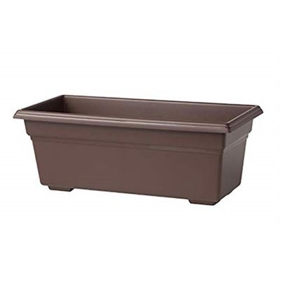 Novelty Countryside Flower Box, Brown, 24 Inch Image 1