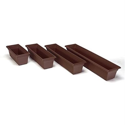 Novelty Countryside Flower Box, Brown, 24 Inch Image 2