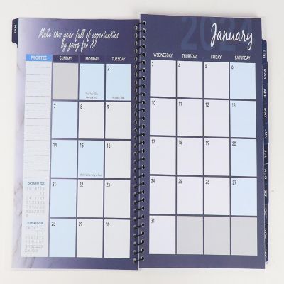 NOW 50% Off! RE-FOCUS THE CREATIVE OFFICE, 2024 Calendar, Monthly and Weekly Views with To-Do List / White Image 1