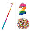 Number 2-Shaped Pi&amp;#241;ata Kit &amp;#8211; 208 Pc. Image 1
