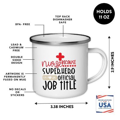 Nurse Because Superhero 11oz CampMug Image 1