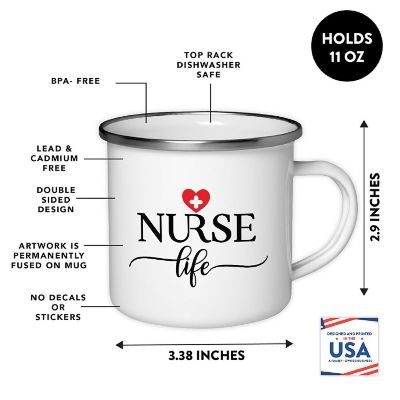 Nurse Life 11 oz Campfire Mug Image 1