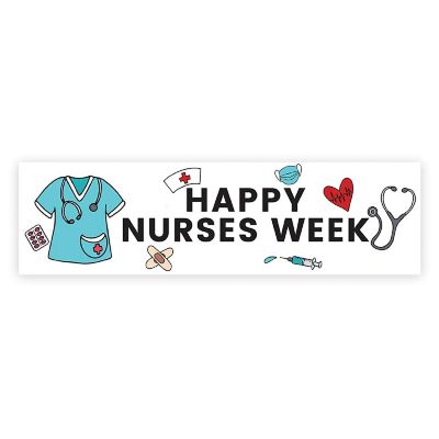 Nurses Week Appreciate You - 13 x 48 Inch Image 1