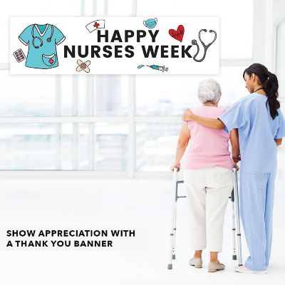 Nurses Week Appreciate You - 13 x 48 Inch Image 3