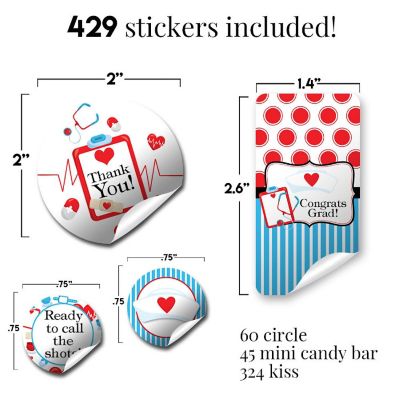 Nursing School Graduation Sticker Bundle 429pc. by AmandaCreation Image 3