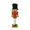 Nutcracker Factory 14" Red and Gold Soldier Nutcracker Christmas Table Top Decor Image 1