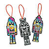 Nutcracker Magic Color Scratch Ornaments - 24 Pc. Image 1