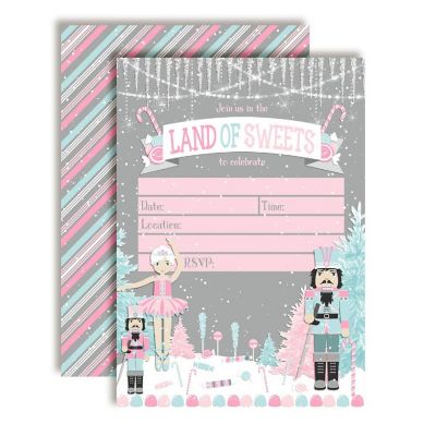 Nutcracker Sweets Birthday Invitations 40pcs. by AmandaCreation Image 1