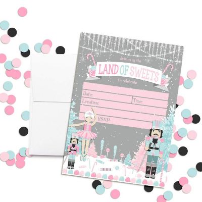 Nutcracker Sweets Birthday Invitations 40pcs. by AmandaCreation Image 1