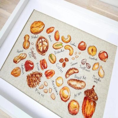 Nuts and seeds B1165L Counted Cross-Stitch Kit Image 1