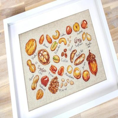 Nuts and seeds B1165L Counted Cross-Stitch Kit Image 2