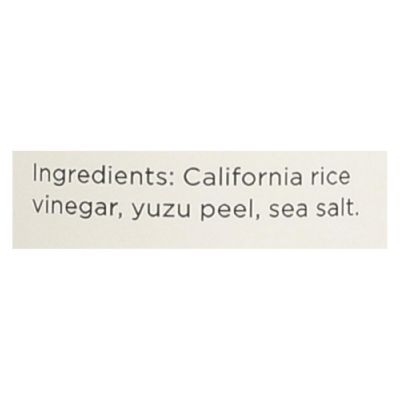 O&#174; California Yuzu Rice Vinegar - Case of 6 - 10.1 FZ Image 1
