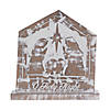 O Holy Night Holy Family Nativity Sign (Set Of 2) 9"L X 9.25"H Mdf Image 1