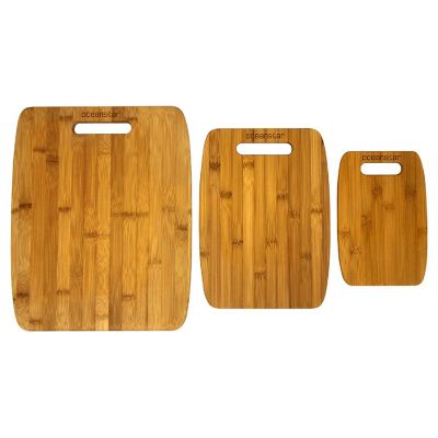 Oceanstar 3-Piece Bamboo Cutting Board Set CB1156 Image 3