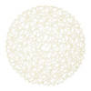 Off White Woven Paper Round Placemat (Set Of 6) Image 1