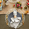 Off White Woven Paper Round Placemat (Set Of 6) Image 3