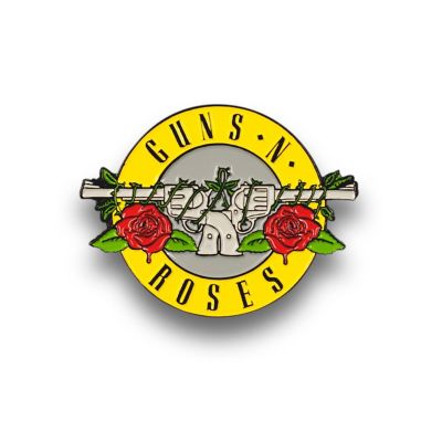 OFFICIAL Guns N' Roses "Bullet" Logo Collectible Pin  Rock Band Collector's Pin Image 1