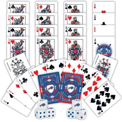 Officially Licensed Buffalo Bills NFL 2-Pack Playing cards & Dice set Image 2