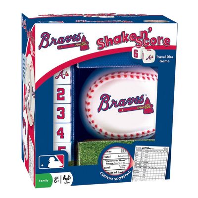 Officially Licensed MLB Atlanta Braves Shake N Score Dice Game Image 1