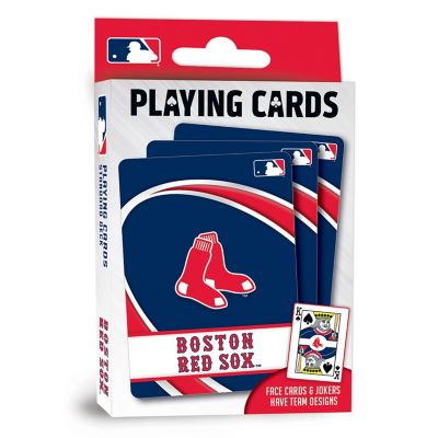 Officially Licensed MLB Boston Red Sox Playing Cards - 54 Card Deck Image 1