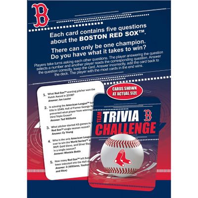 Officially Licensed MLB Boston Red Sox Team Trivia Game Image 3