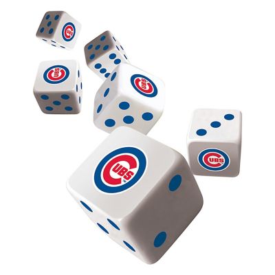 Officially Licensed MLB Chicago Cubs 6 Piece D6 Gaming Dice Set Image 2