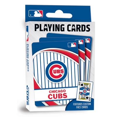 Officially Licensed MLB Chicago Cubs Playing Cards - 54 Card Deck Image 1