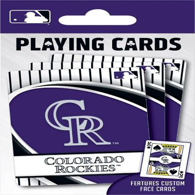 Officially Licensed MLB Colorado Rockies Playing Cards - 54 Card Deck Image 1