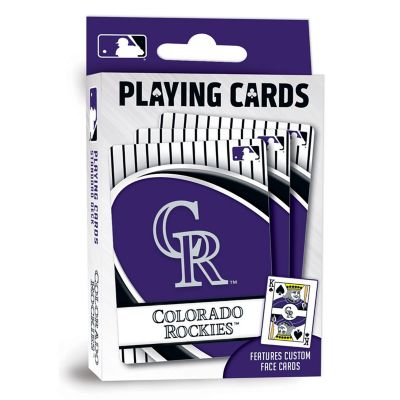 Officially Licensed MLB Colorado Rockies Playing Cards - 54 Card Deck Image 1